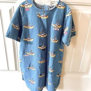 Stella McCartney Beatles Dress Size 10 Girls NWT